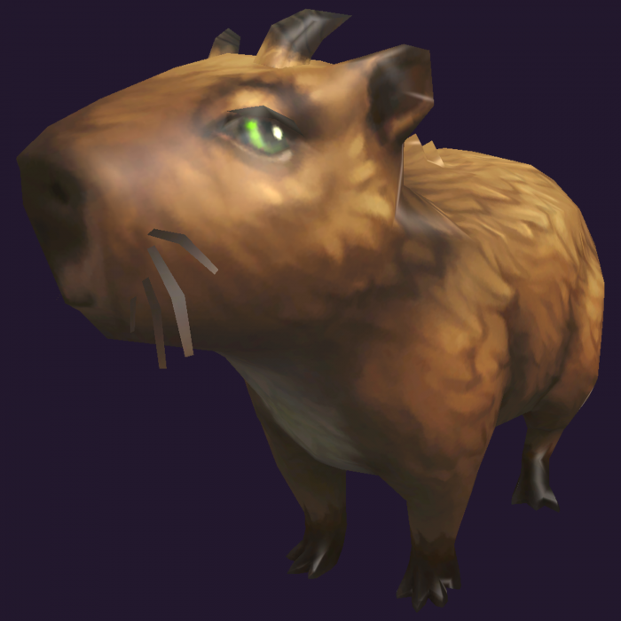 Zappelndes Capybara